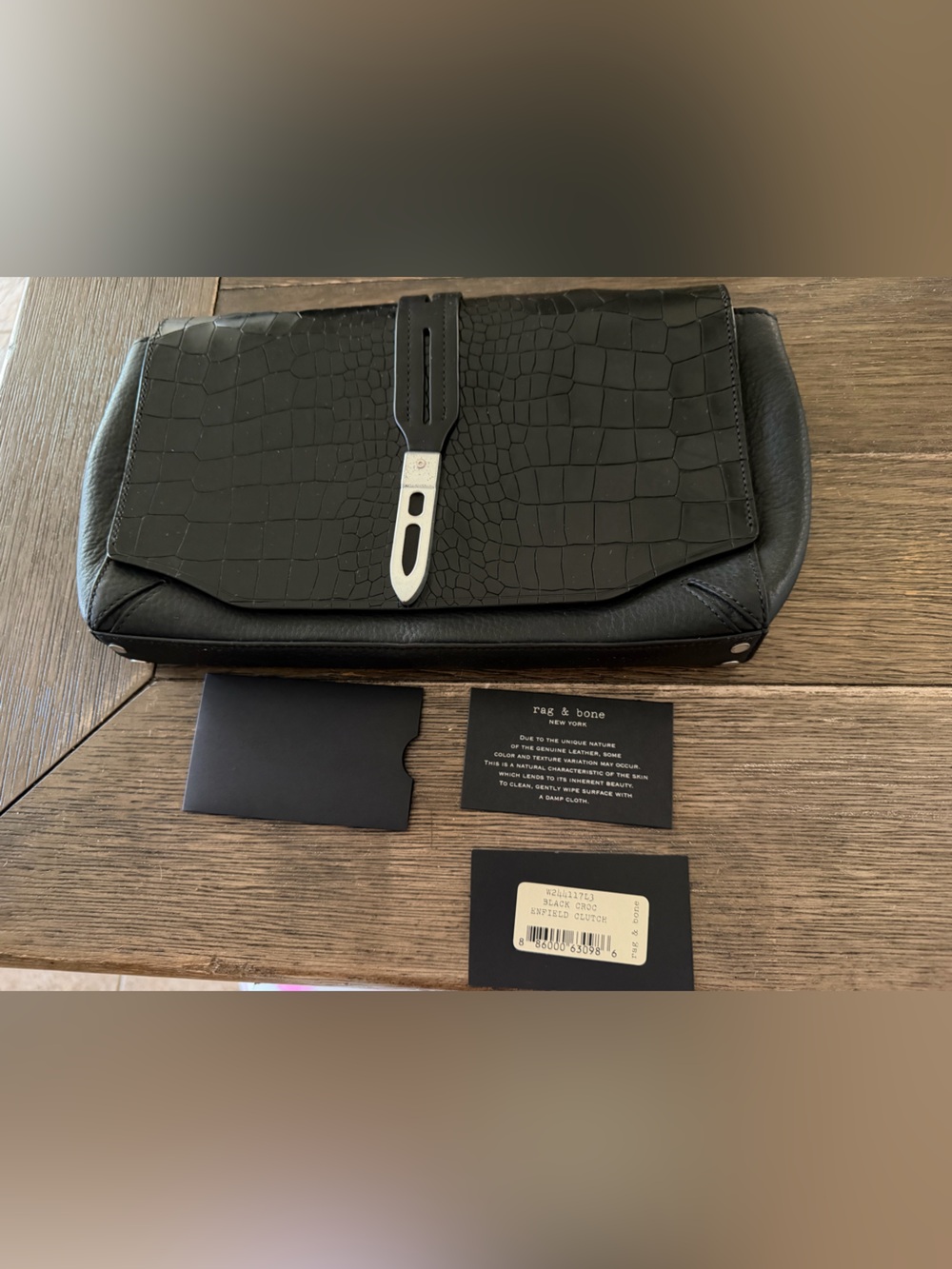 rag & bone Black Clutch Wallet - Picture 9 of 10